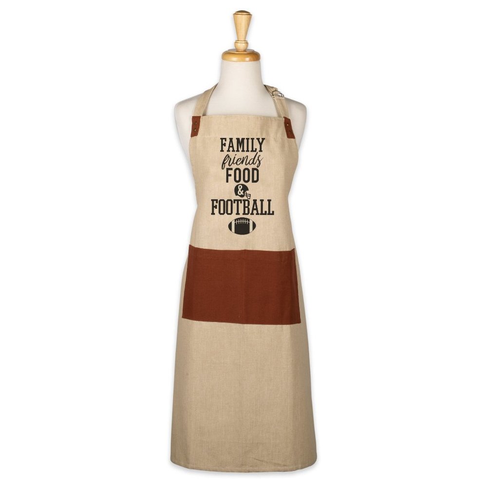 Design Imports Friends Family Football Apron